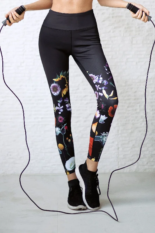 Floral Garden Active Leggings French