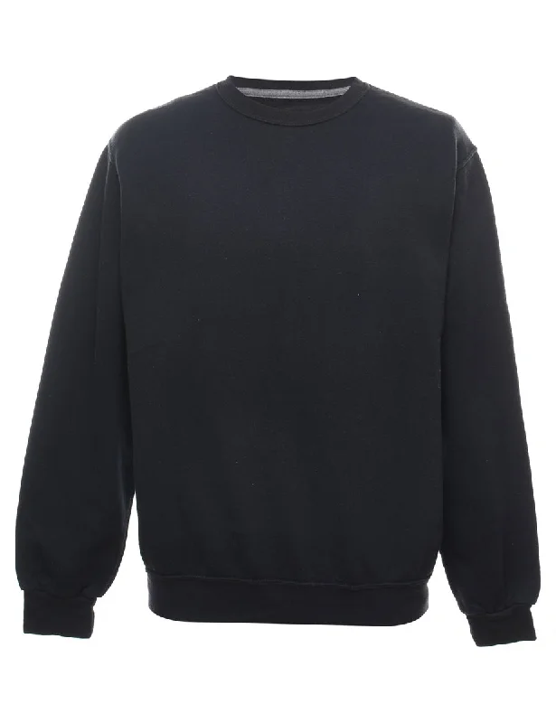 Black Plain Sweatshirt - M Street