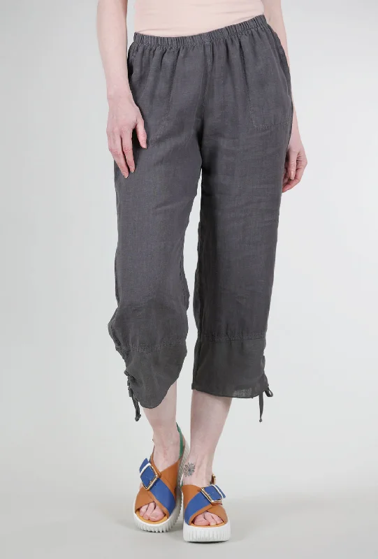 Mesh Hem Crop Pant, Dusk Stylish Women's Tropical 