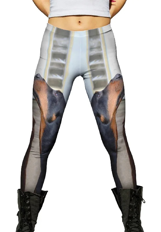 Dachshund Doberman Statues Sporty Women's Athleisure 