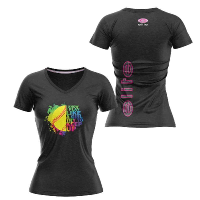 Elite Womens Jersey – ESD 1379 Play Like a Girl Stylish Women's Neon