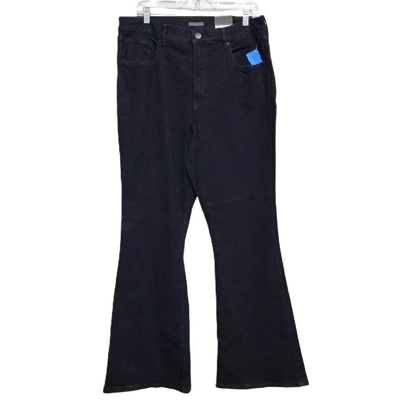 Jeans Flared By Worthington In Blue Denim, Size: 16 Australian Beach
