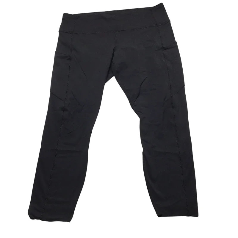 Athletic Leggings Capris By Lululemon In Black, Size: 14 Athletic Women's 