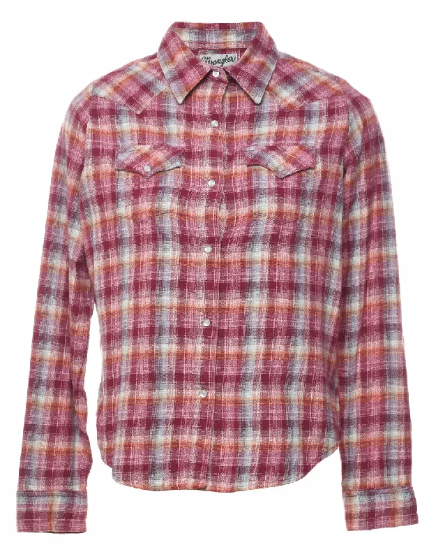 Wrangler Checked Shirt - M Monochromatic All - in - one