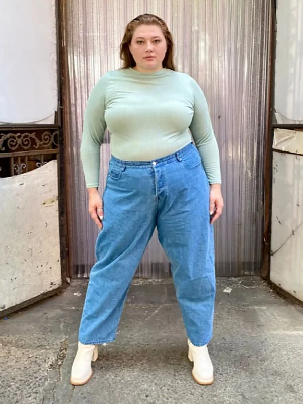 Wray Size 20 Blue Jeans Trendy Women's Oversized