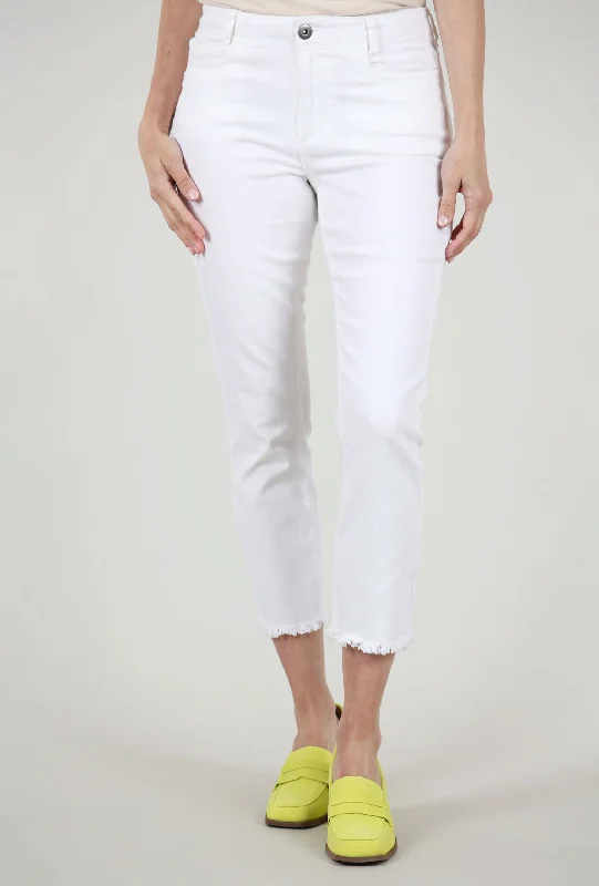 Perfect Capri Jean, White Dynamic Women's High - energy