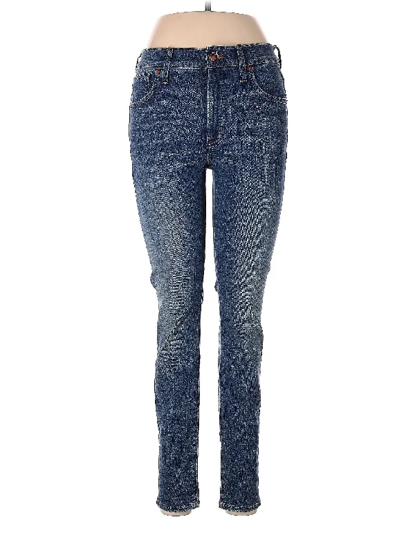 High-Rise Skinny Jeans in Medium Wash Minimalist Women's Casual