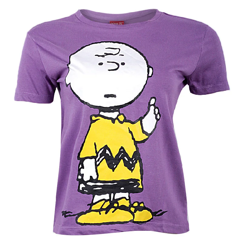 REDTAG Women's Lilac Casual T-Shirts Earthy Women's Hemp - based