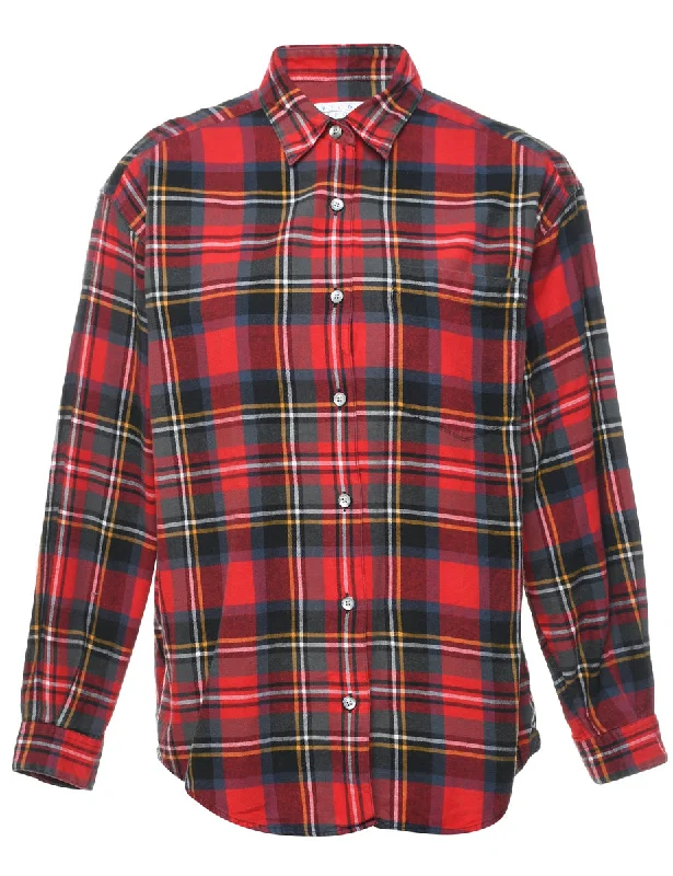 Multi-colour Checked Shirt - S Cool Women's Skate