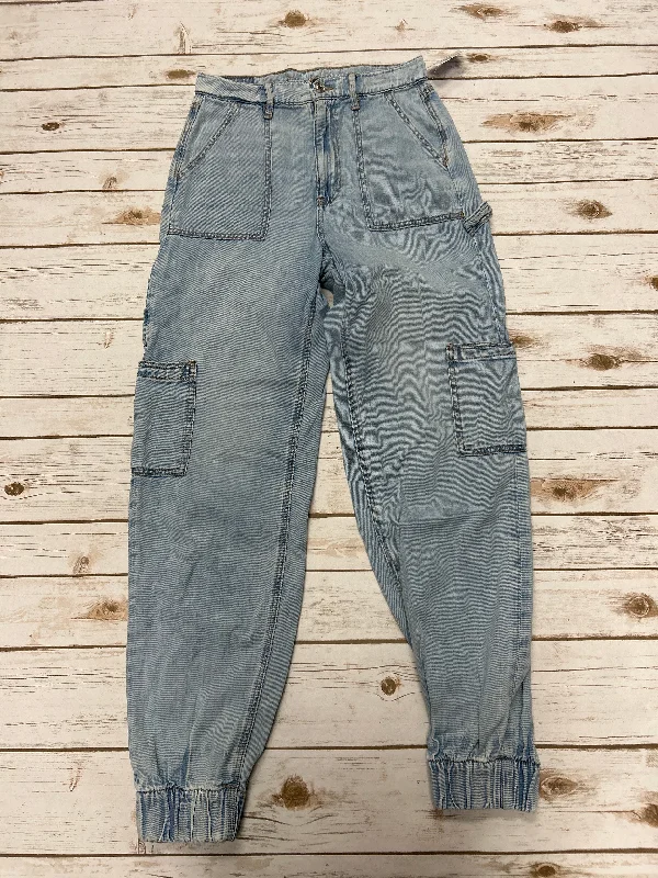 Jeans Straight By American Eagle In Blue Denim, Size: 6l Streetwear Style for 