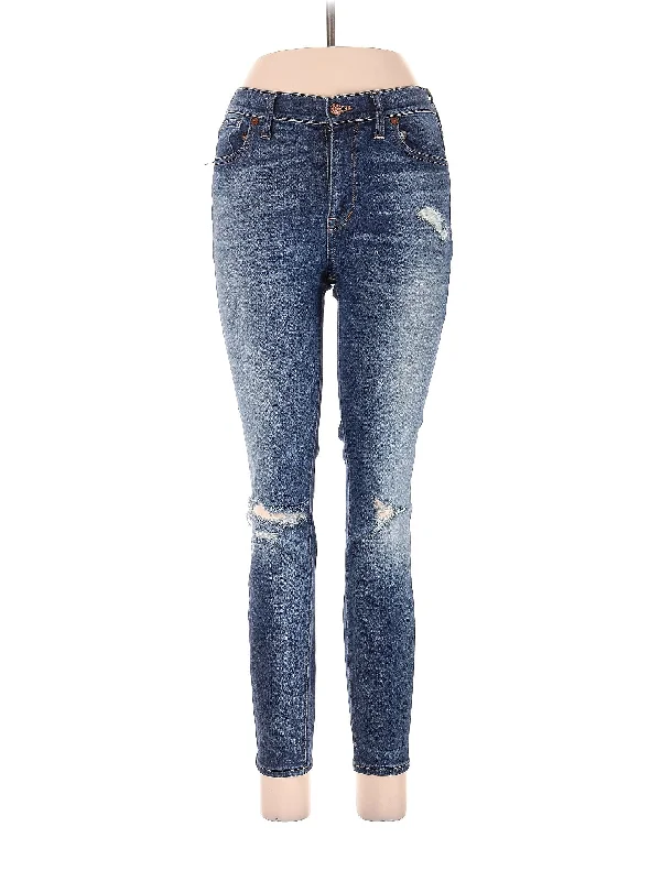 High-Rise Skinny Jeans Athletic Women's High - 
