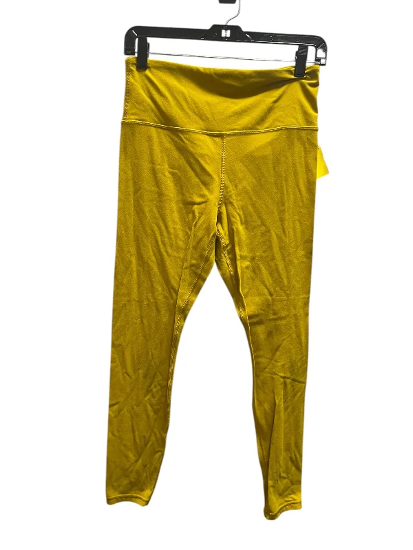 Athletic Leggings By Athleta In Yellow, Size: M Cozy Women's Winter