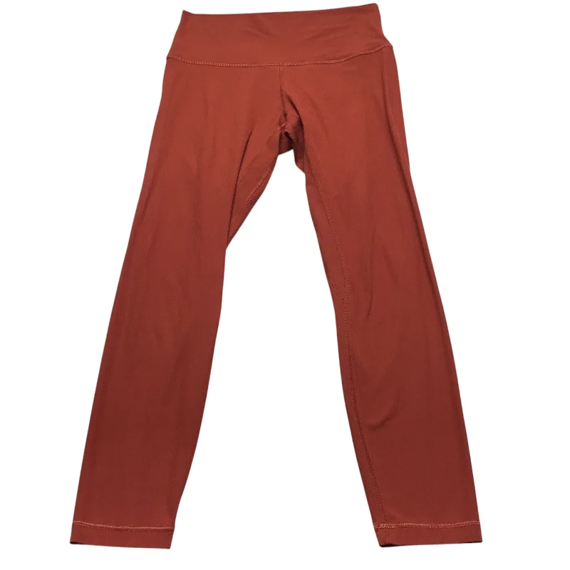 Athletic Leggings By Lululemon In Red, Size: 8 Vintage Women's 1970S 