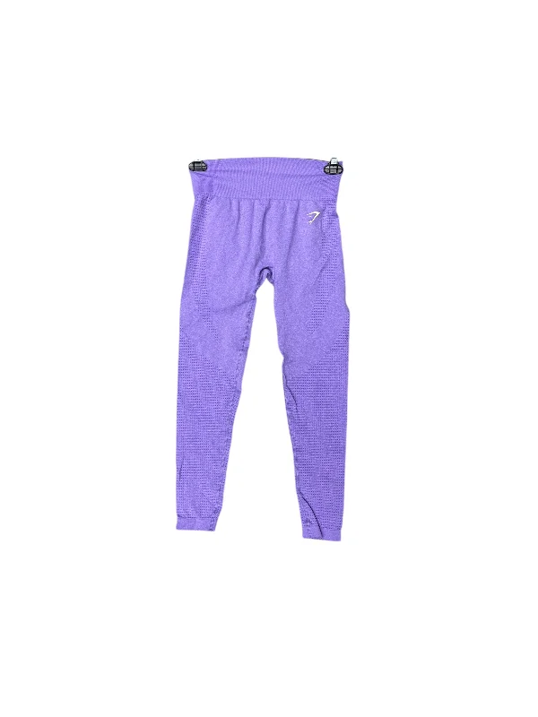 Athletic Leggings By Gym Shark In Purple, Size: M Polished Women's Silk