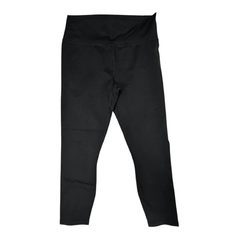 Athletic Leggings By Fabletics In Black, Size: Xl Cool Women's Skate