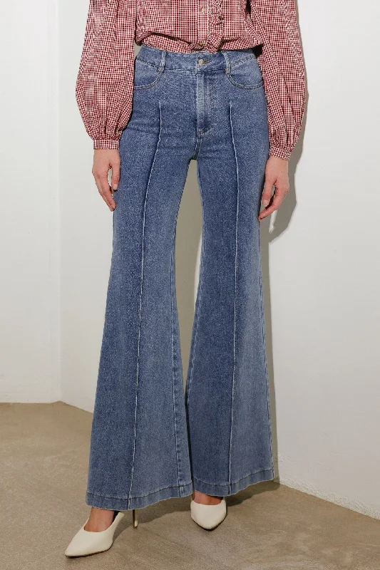 A PLACE TO BE STRETCH DENIM PANTS Relaxed Women's 