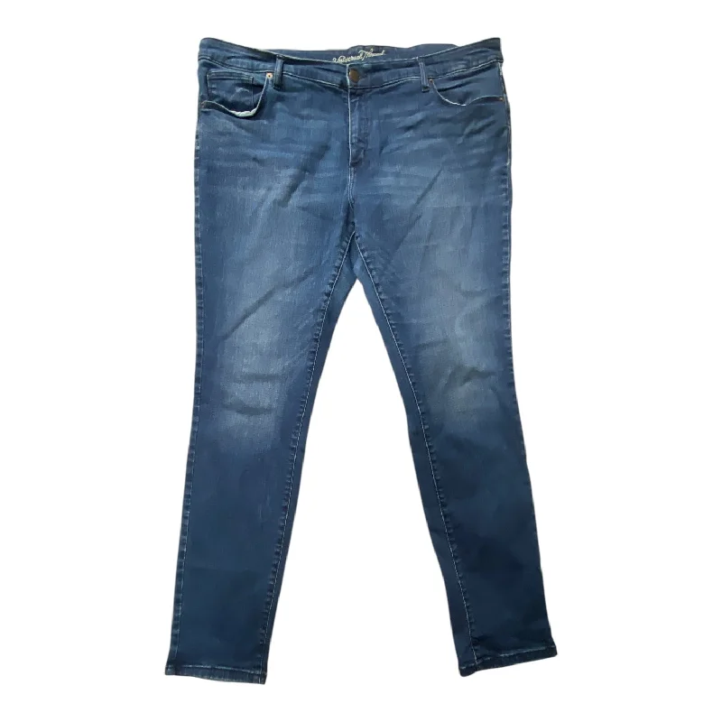 Jeans Skinny By Universal Thread In Blue Denim, Size: 22 Contemporary 