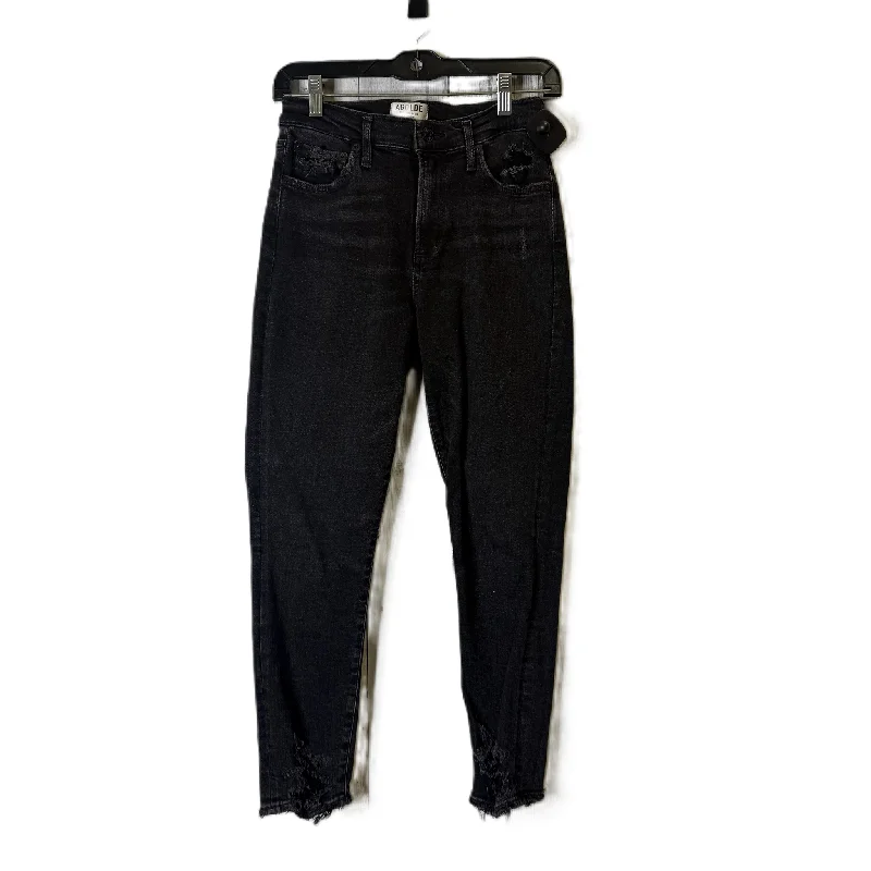 Jeans Skinny By Agolde In Black Denim, Size: 6 Modern Women's Tech