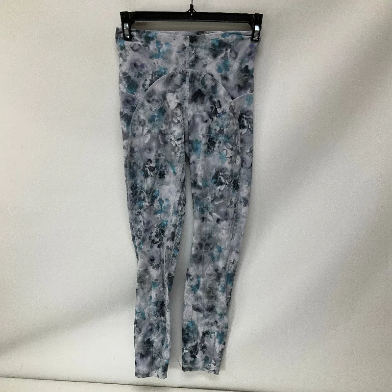 Athletic Leggings By Lululemon In Blue, Size: 4 Disco
