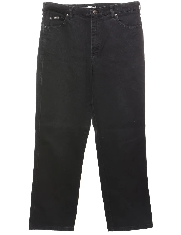 Black Lee Straight-Fit Jeans - W32 L29 Confident Women's Power