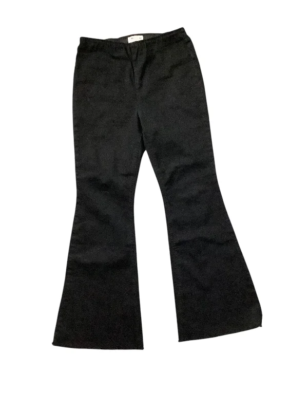 Jeans Flared By Clothes Mentor In Black Denim, Size: 10p Cozy Women's Winter