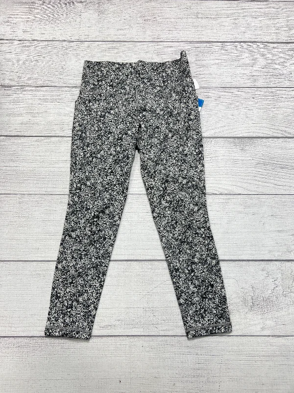 Athletic Leggings By Athleta In Black & White, Size: S Dapper Women's 1920S
