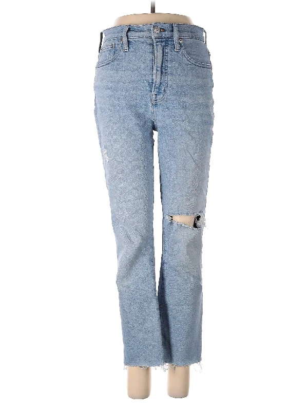 High-Rise Bootleg Jeans Laid - back Women's Vibe