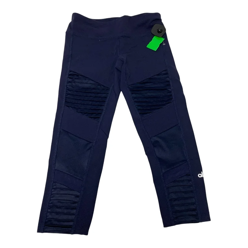Athletic Leggings Capris By Alo In Navy, Size: S Women