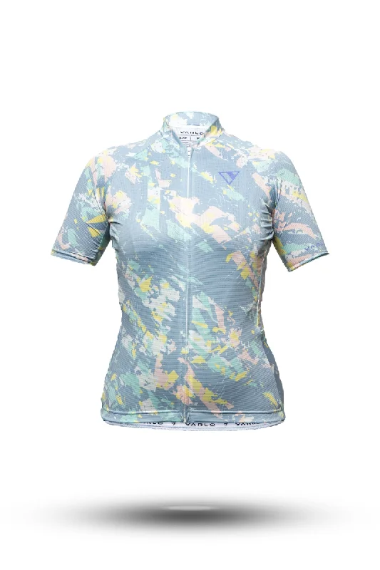 Women's Gravel Series Sandstone Cycling Jersey (Pearl) Cool Women's Distressed