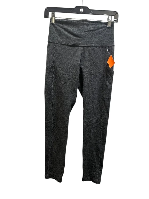Athletic Leggings By Aerie In Grey, Size: M European