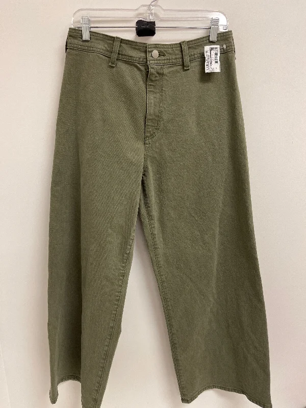 Jeans Wide Leg By Universal Thread In Green, Size: 10 Streetwear Style for 