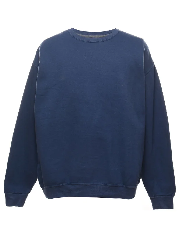 Navy Plain Sweatshirt - XL Vacation