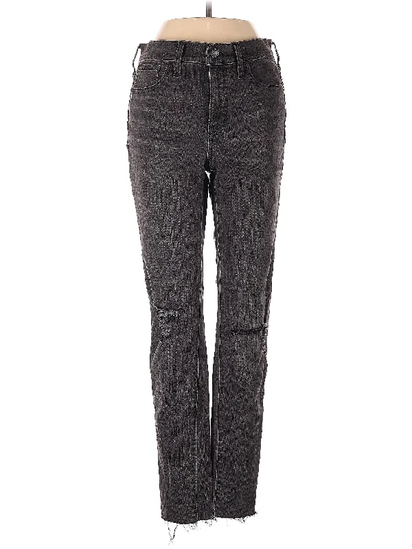 High-Rise Straight-leg Jeans Trendy Women's 