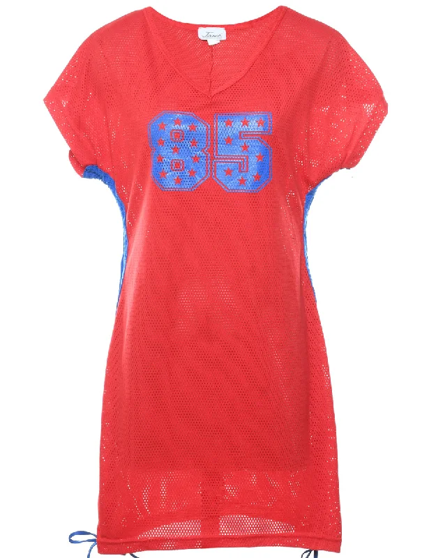 Mesh Effect Dress - M Bohemian Women's Free