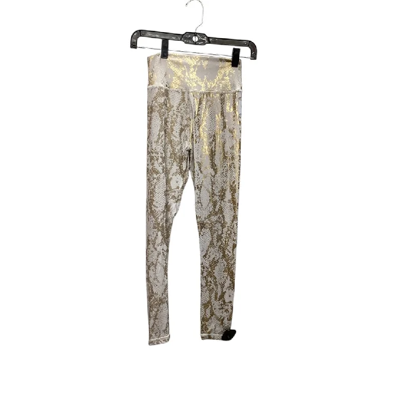 Athletic Leggings By Clothes Mentor In Gold, Size: M European
