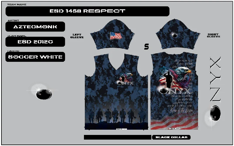 Onyx Womens Jersey – ESD 1458 Respect Women