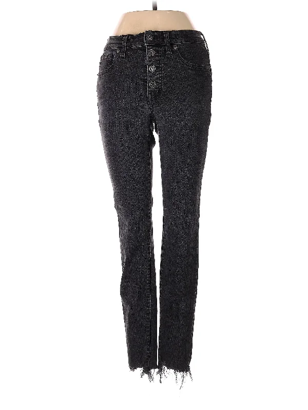 Low-Rise Straight-leg Jeans in Dark Wash Cozy Women's Winter