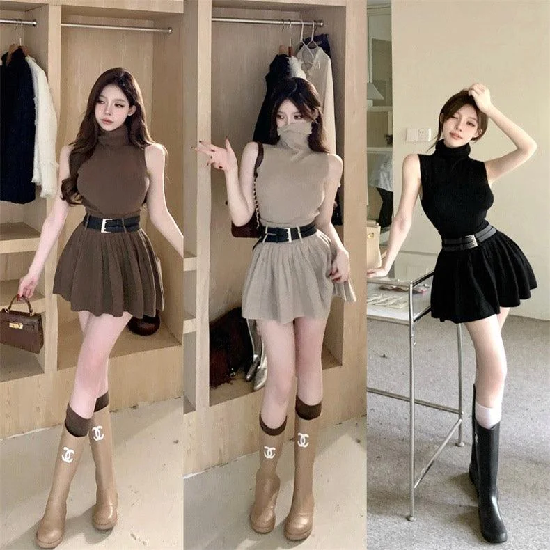 Nammo Two Pc Set with Belt Dapper Women's 1920S