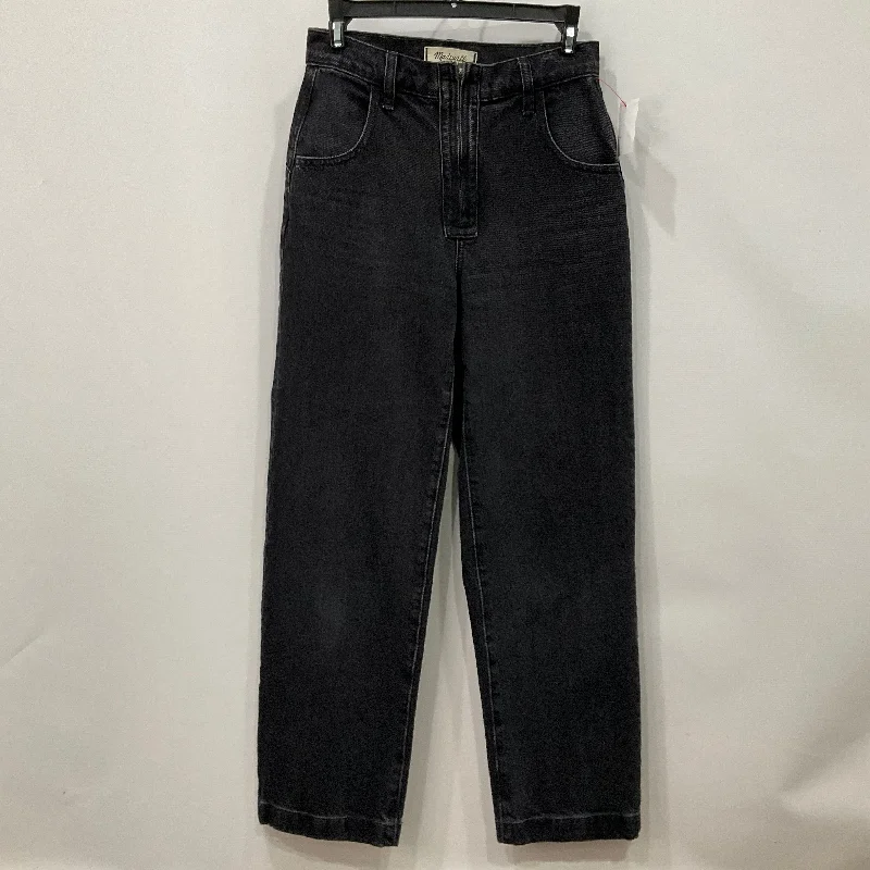 Jeans Wide Leg By Madewell In Black, Size: 0 Refined Women's Classic 