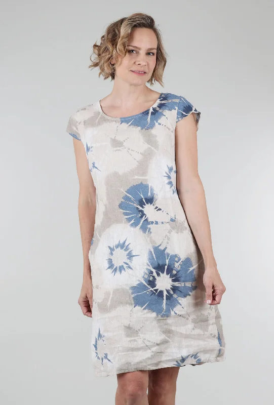 Linen Trim Dress, Sand/Flower Rugged Women's Outdoor 