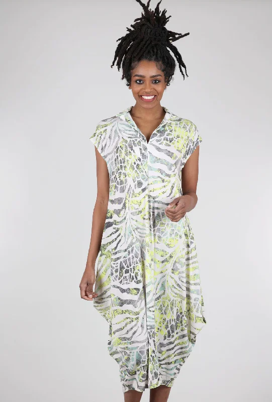 Diego Dress, Jungle Print Casual Women's Loose - fitting