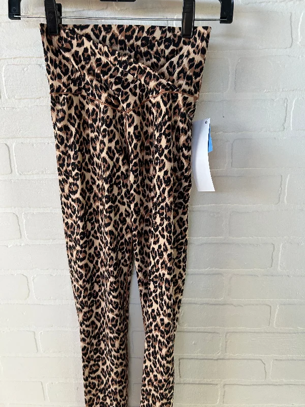 Athletic Leggings By Aerie In Animal Print, Size: 8 Edgy Women's Punk