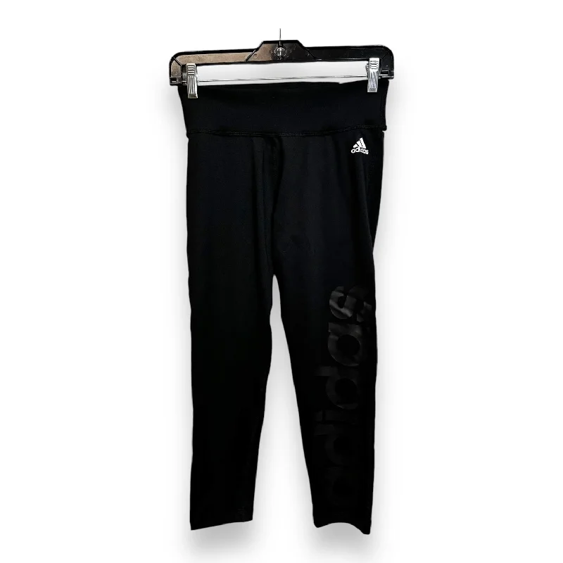 Athletic Leggings By Adidas In Black, Size: S Dapper Women's Bow - adorned