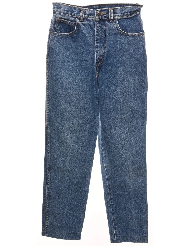Medium Wash Classic Tapered Jeans - W25 L26 French