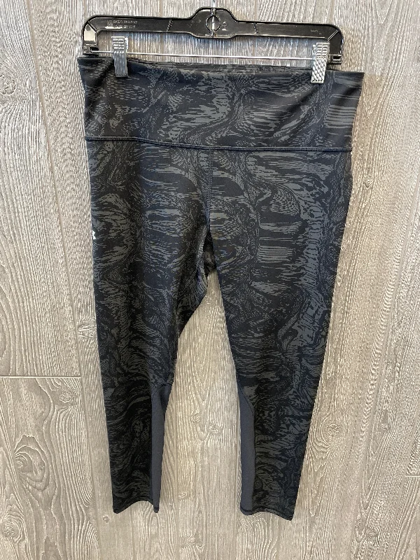 Athletic Leggings By Under Armour In Black, Size: L Business