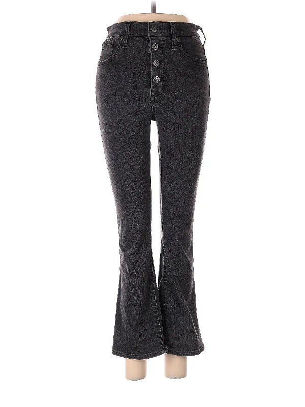 Mid-Rise Bootleg Jeans in Dark Wash Youthful Women's Pop