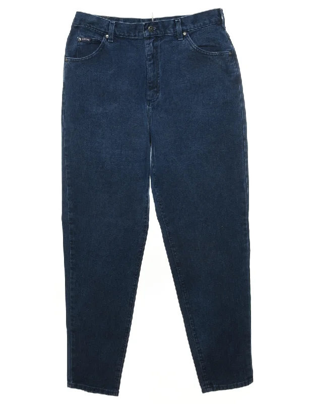 Lee Dark Wash Tapered Jeans - W32 L31 Dynamic Women's Moto
