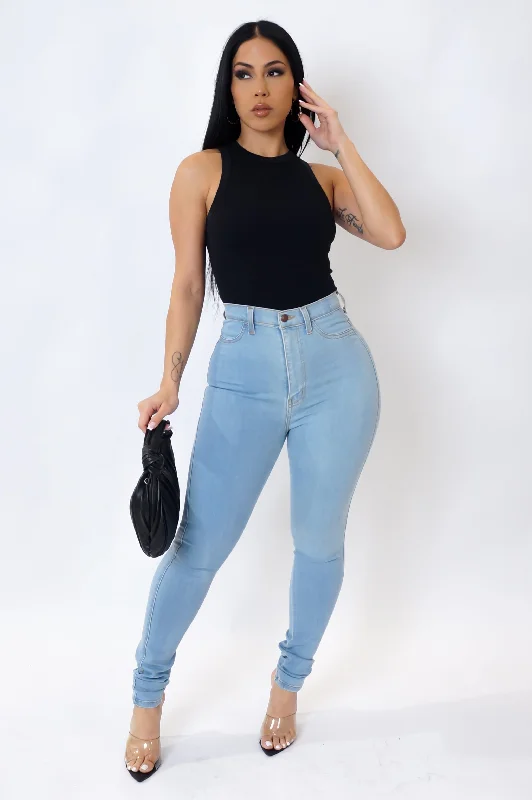 Fresh Look Jeans - Light Wash purpose