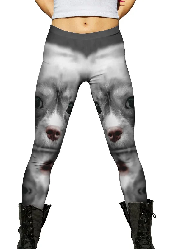 Monochrome Cocker Spaniel Edgy Women's Punk