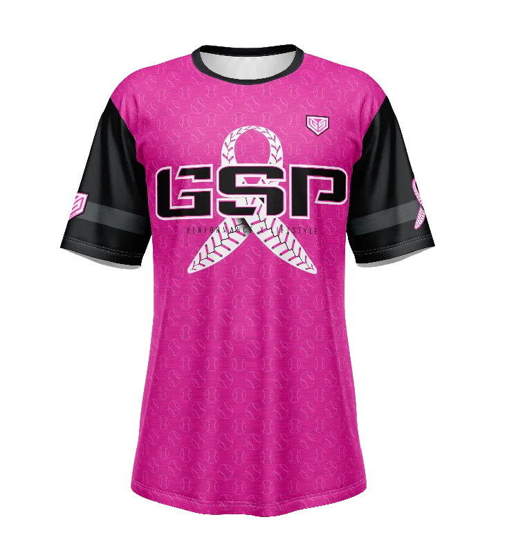 Breast Cancer Awareness Stitch Jersey Bohemian Women's Free